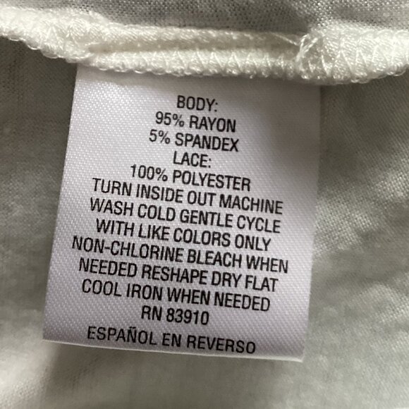 Style & Co. Women's White Boho Blouse Top Size PS 3/4 Bell Sleeves - Picture 6 of 6